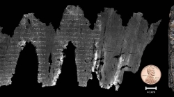 Descifran manuscrito bíblico que se encontró totalmente calcinado