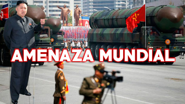 Kim Jong-un amenaza al mundo y señala que “Corea del Norte puede hacer desaparecer al mundo con tres o cuatro bombas H”
