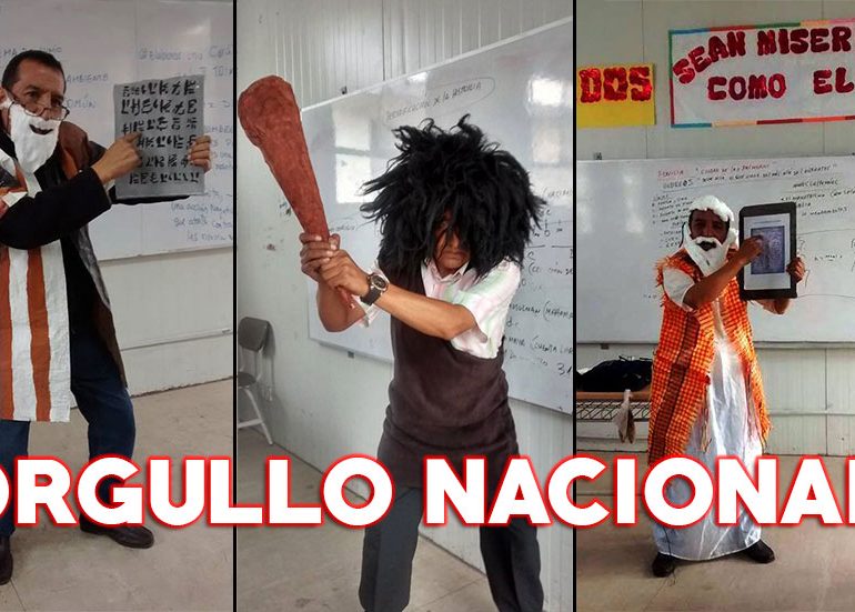 Lima: profesor se disfraza de diversos personajes para enseñar a adolescentes historia del Perú [Vídeo]